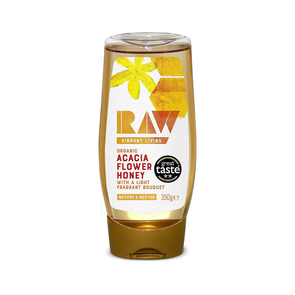 Raw Organic Acacia Honey Squeezy