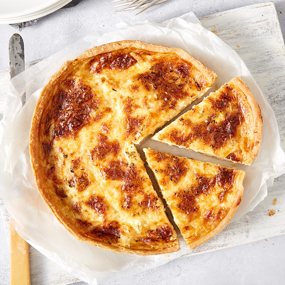 Thorner's Cheddar & Onion Quiche Large
