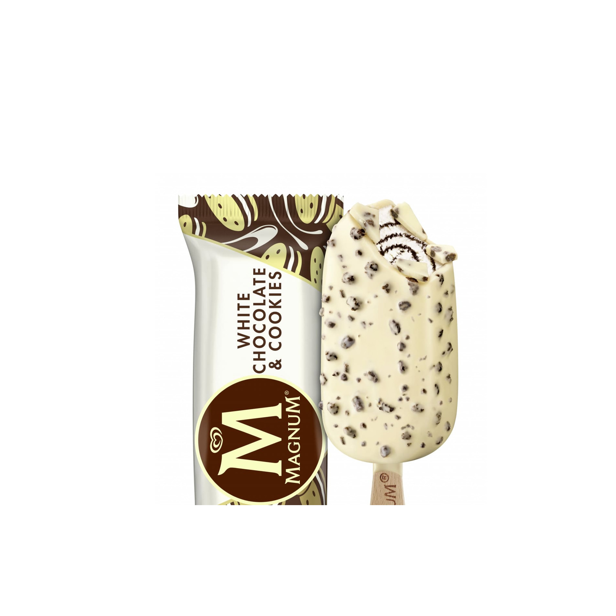 Magnum White Chocolate and Cookies