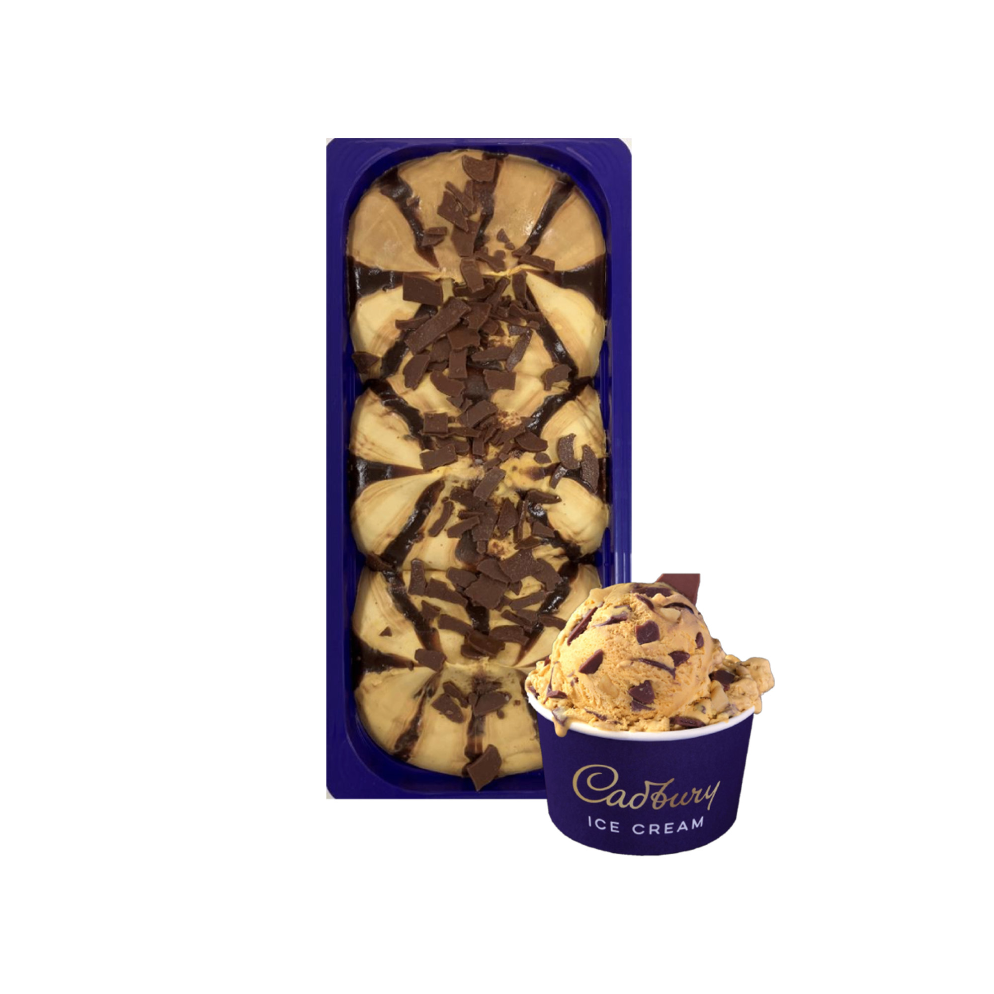 Cadbury Crunchie Scooping Ice Cream