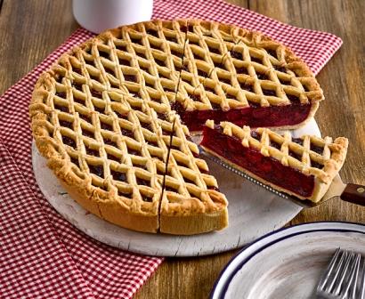 Sidoli Vegan Cherry Lattice Pie