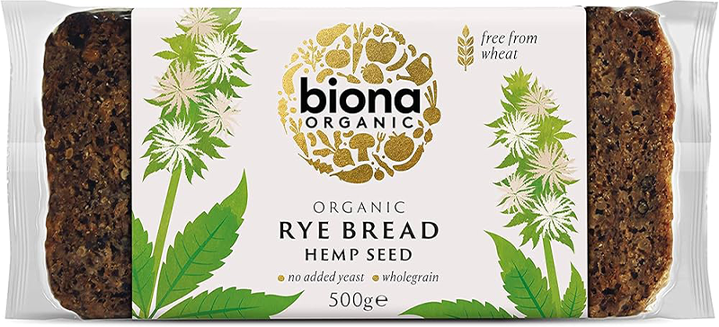 Biona Organic Rye Hempseed Bread