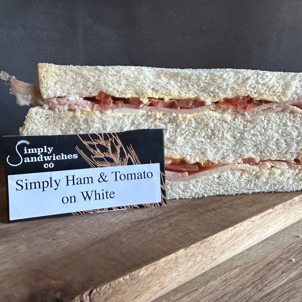 Simply Ham & Tomato Sandwich on White