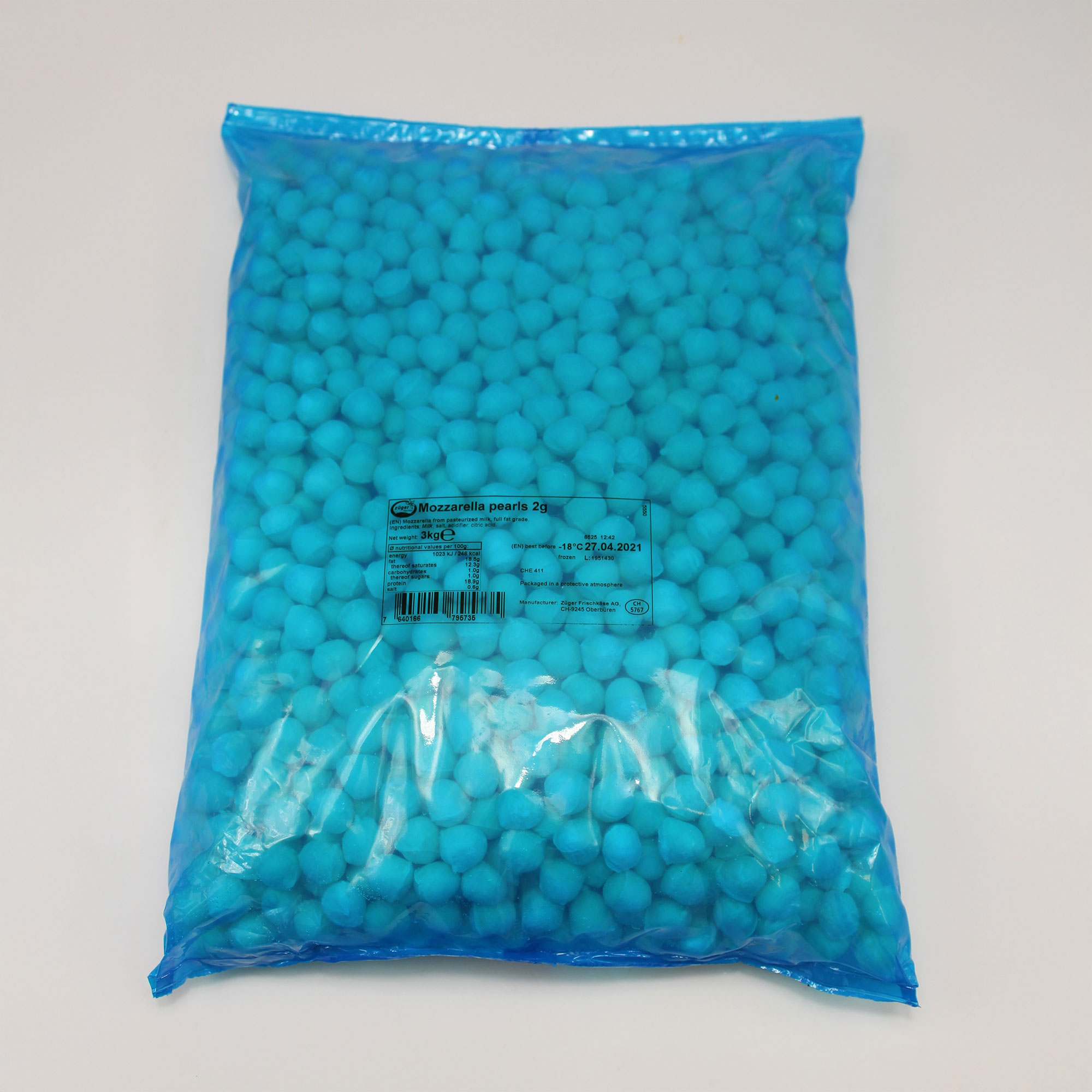 IQF Mozzarella Pearls