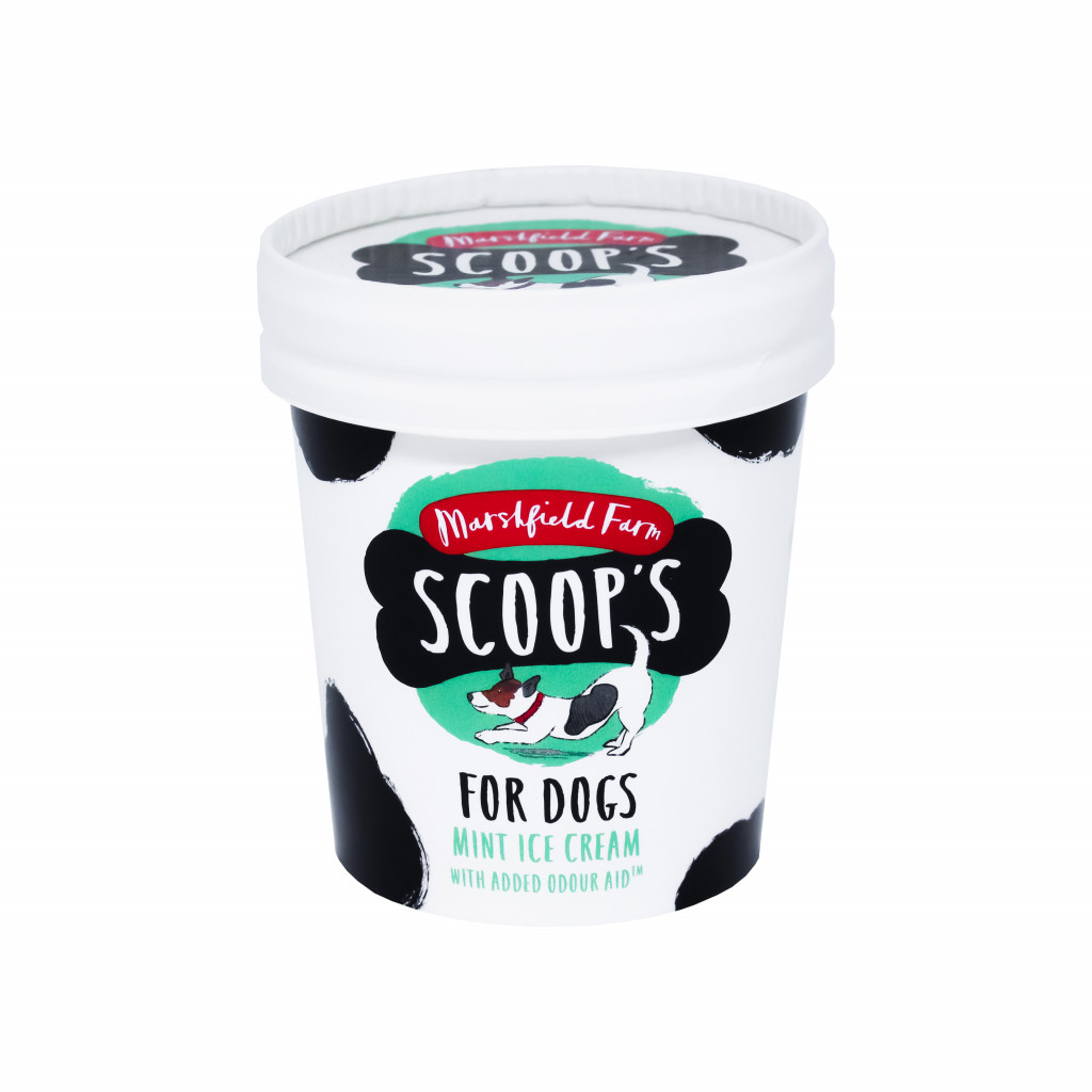 Marshfield Scoops Mint Dog Ice Cream