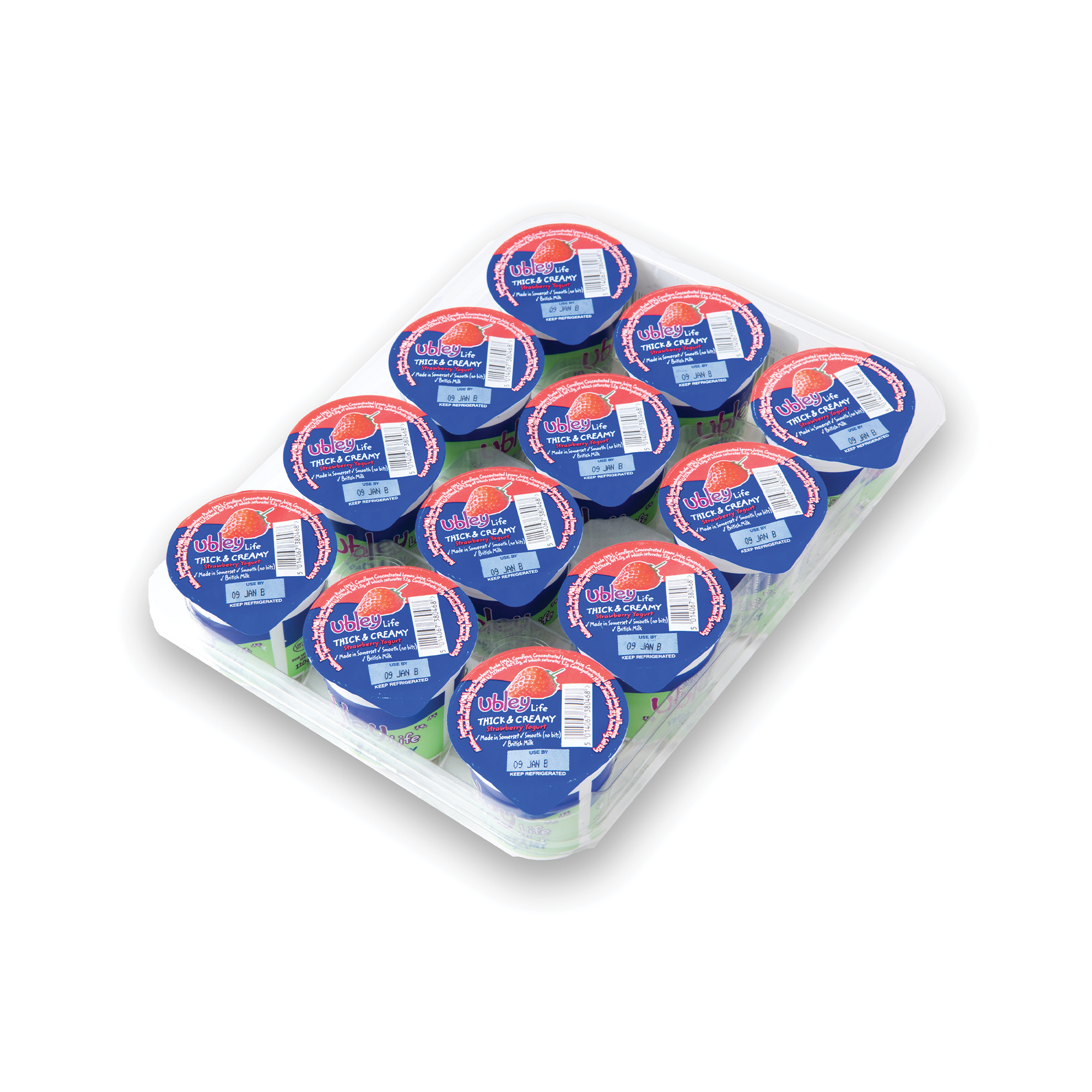 Ubley Thick and Creamy Strawberry Yogurt