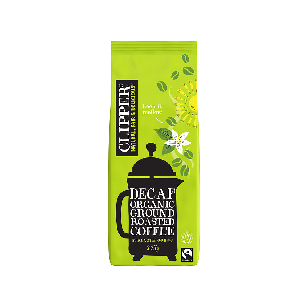 Clipper Organic Roasted & Grounded Decaffeinated Coffee
