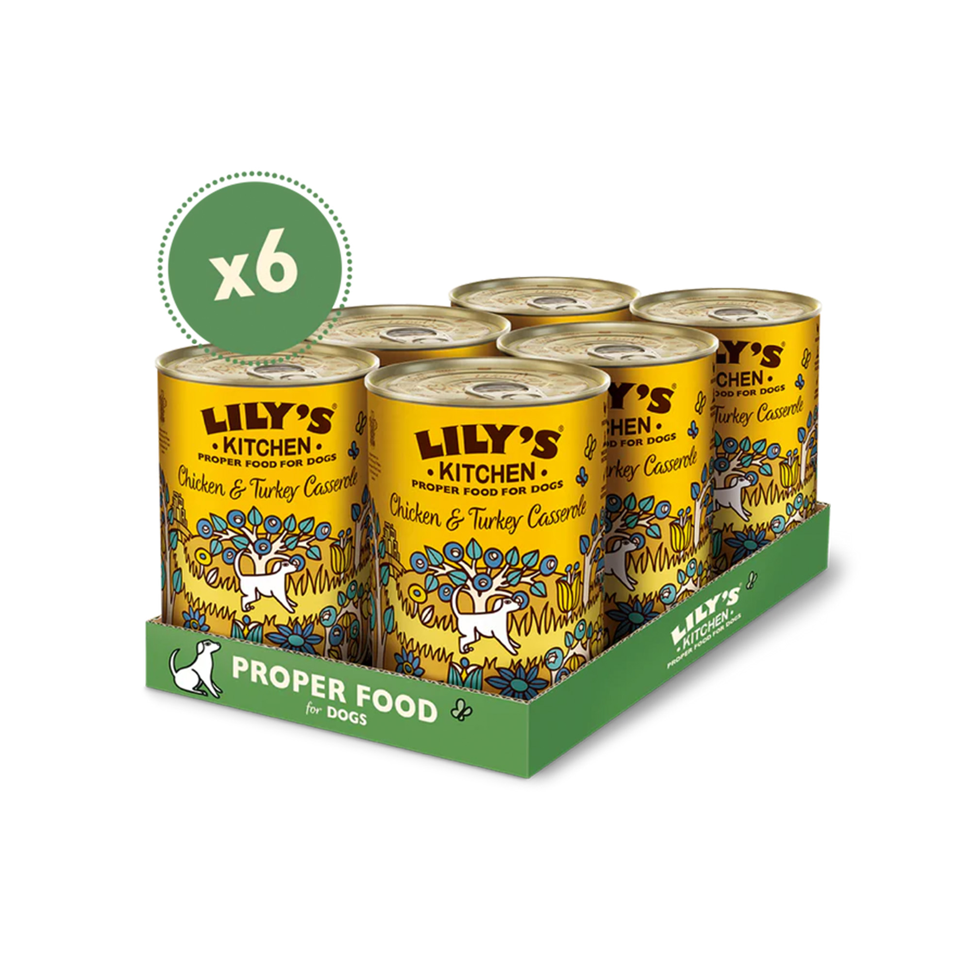 Lily's Kitchen Dog Chicken & Turkey Casserole Tin