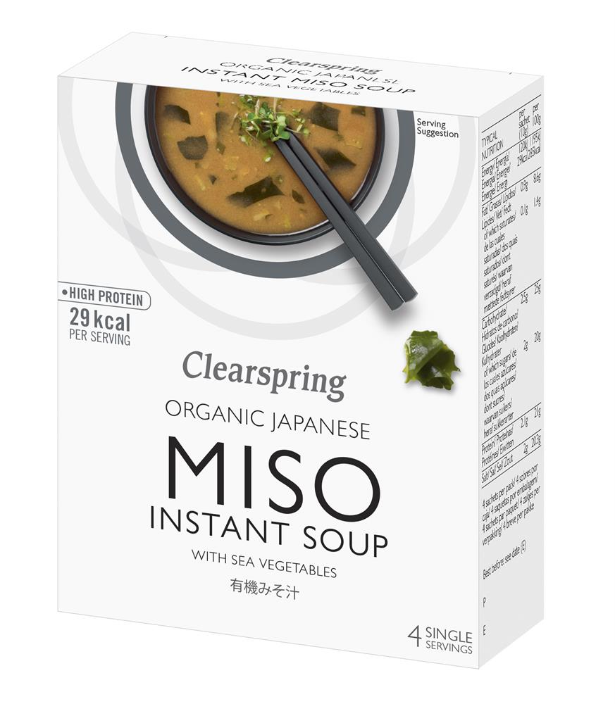Clearspring Organic Instant Miso Soup With Sea Vegetables