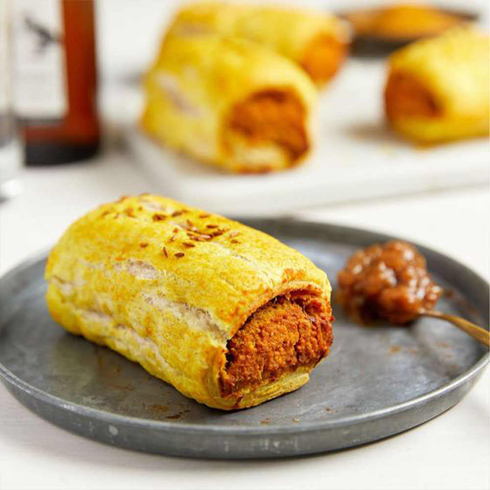 Coopers Cauliflower & Onion Bhaji Sausage Roll