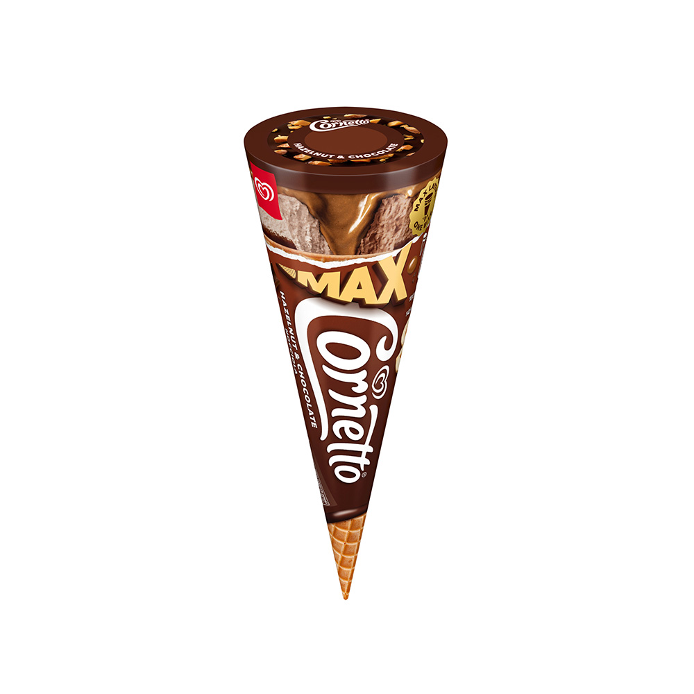 Cornetto Max Chocolate and Hazelnut