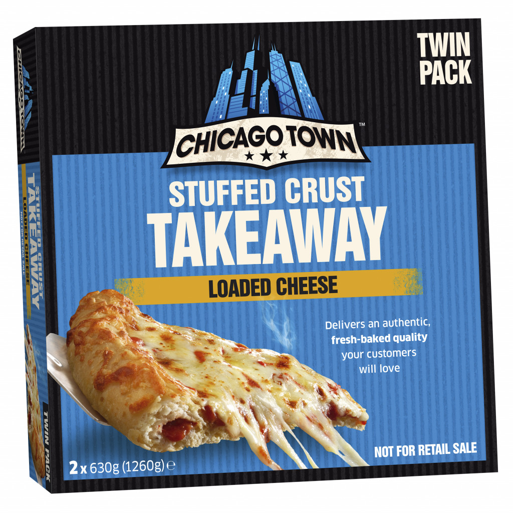 Chicago Town Takeaway Stuffed Crust Four Cheese Pizza