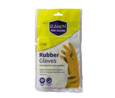 Small Yellow Rubber Gloves Pair