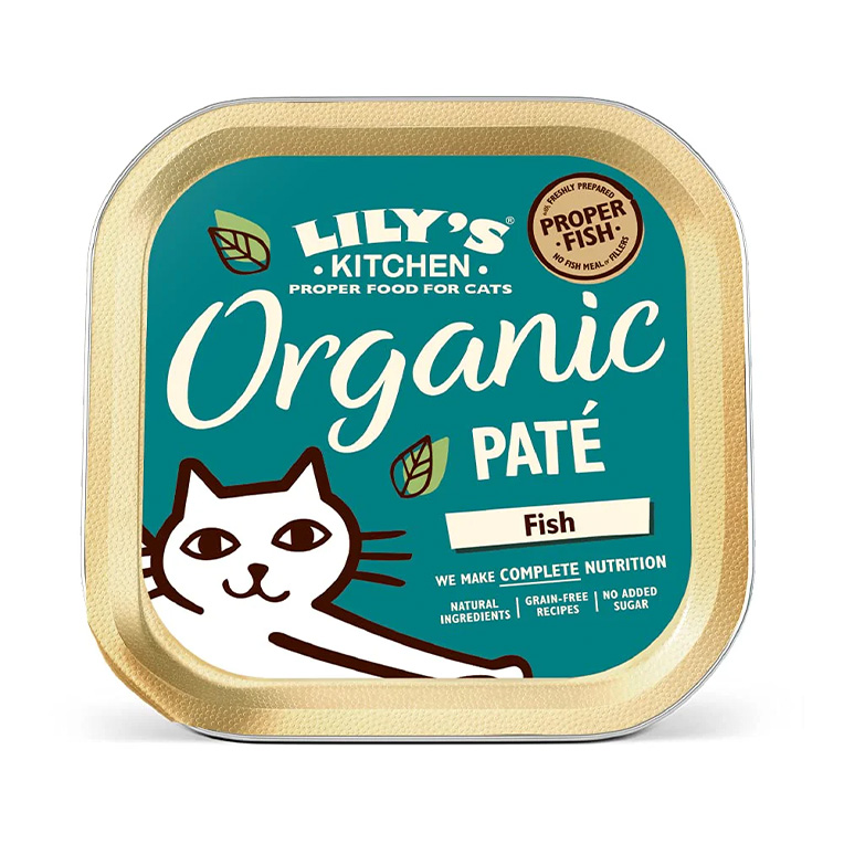 Lily's Kitchen Cat Organic Fish Pate Tray