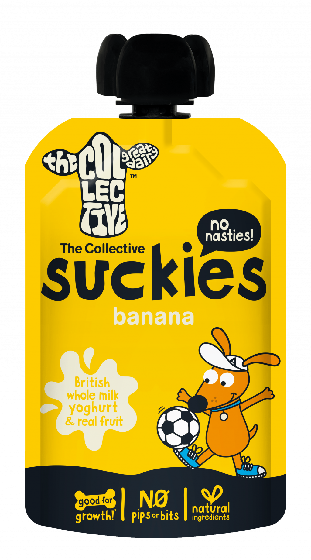 The Collective Banana Suckie Yogurt Pouch