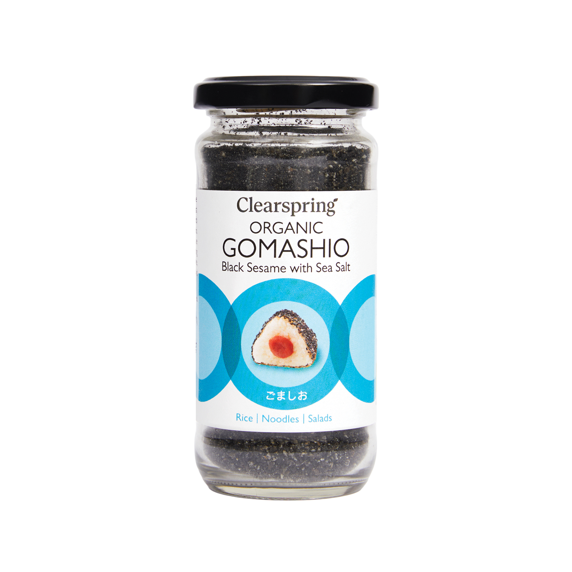 Clearspring Organic Gomashio Black Sesame with Sea Salt