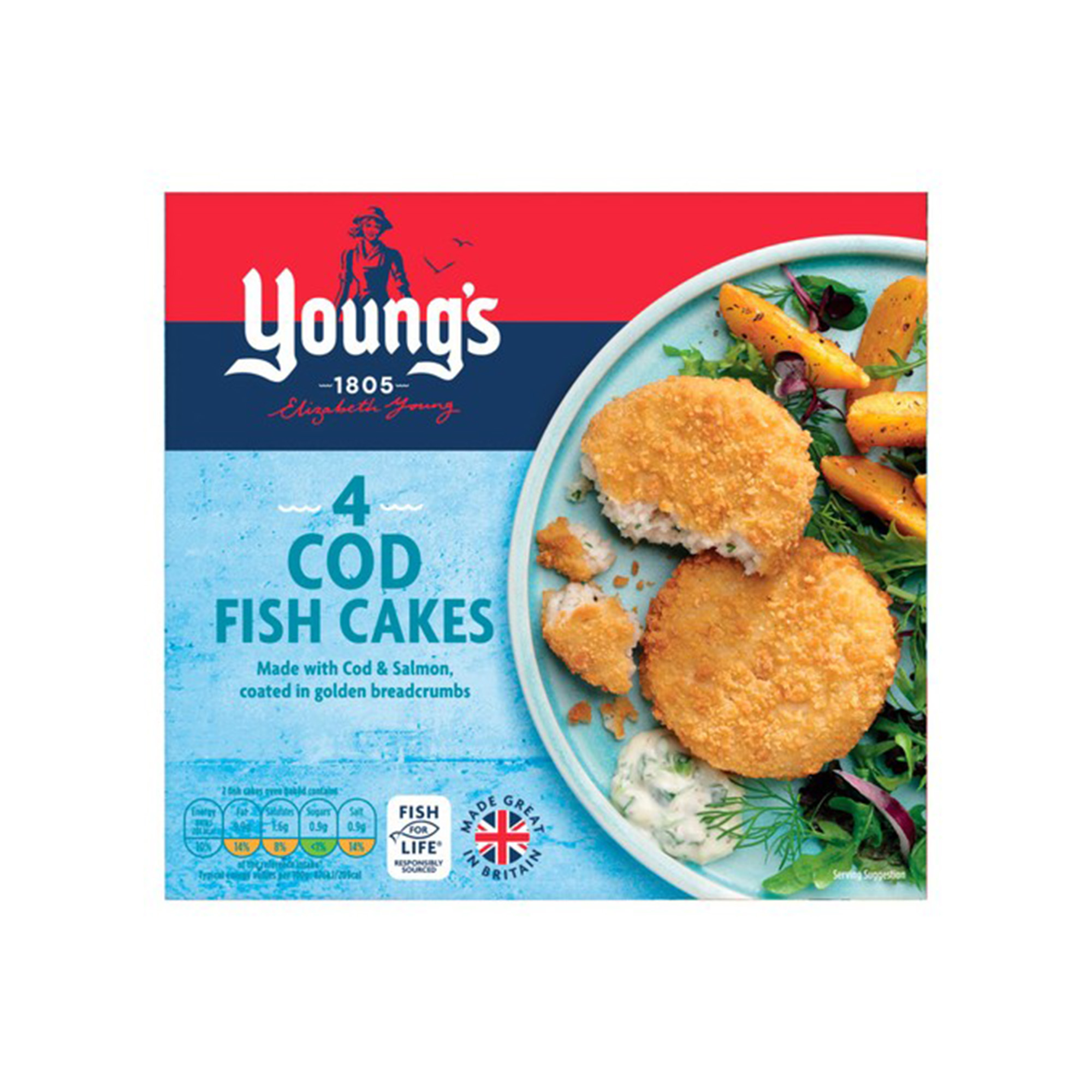 Youngs 2 Battered Fish Fillets PM £2.50